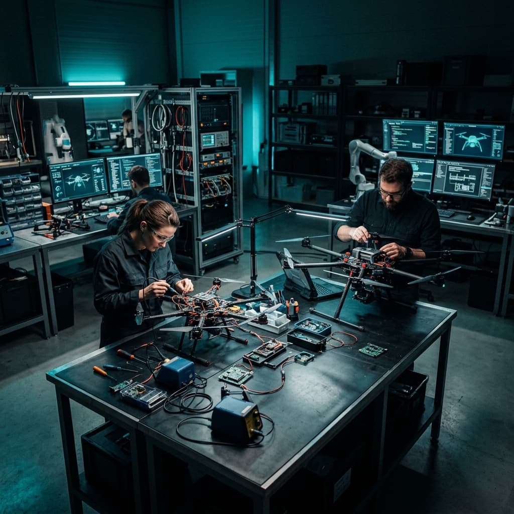 Our high-tech drone laboratory